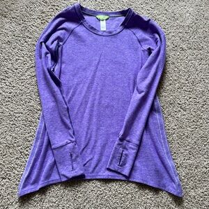 Ivivva Heathered Purple Long Sleeve Top